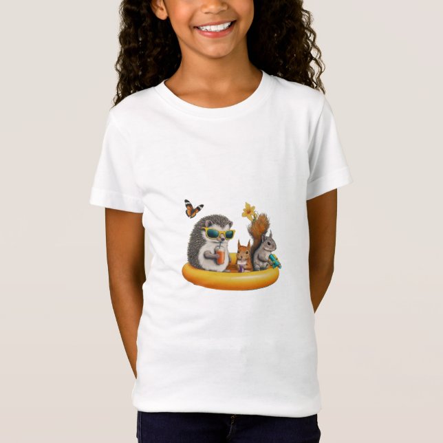 humorous picture of a group of animals T-Shirt (Front)