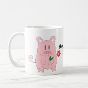 Humorous Piggy Coffee Mug