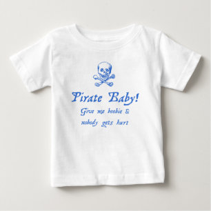 Humorous Pirate Baby T-Shirt