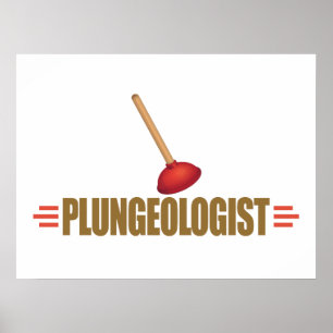 Humorous Plumber's Poster