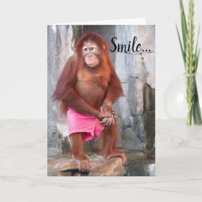 Humorous positivity greeting card (Front)