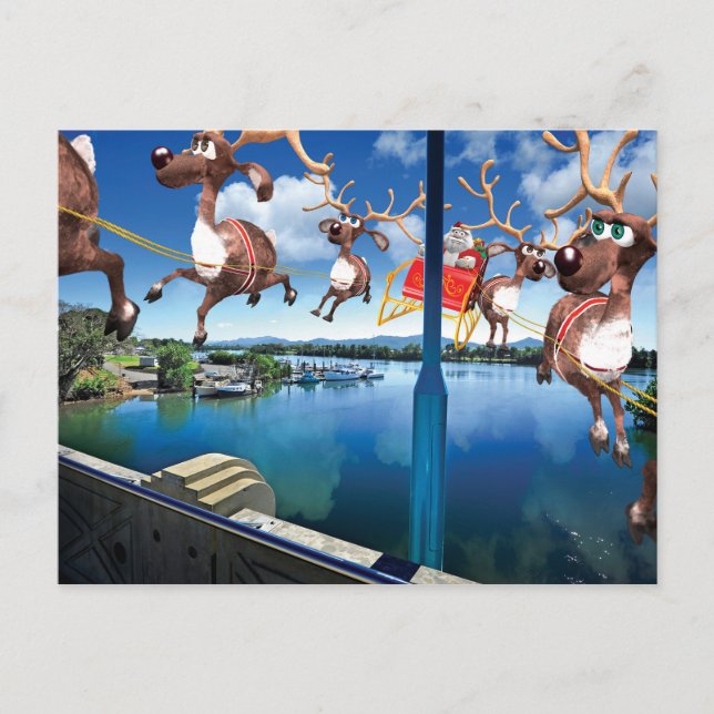 Humorous Post Cards of Santa’s Pilgrimage (Front)