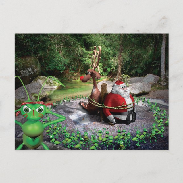 Humorous Post Cards of Santa’s Pilgrimage (Front)