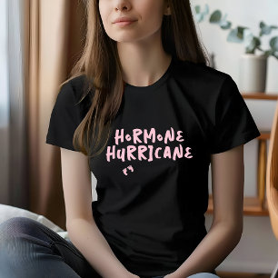 Humorous pregnancy baby fingerprint pink T-Shirt