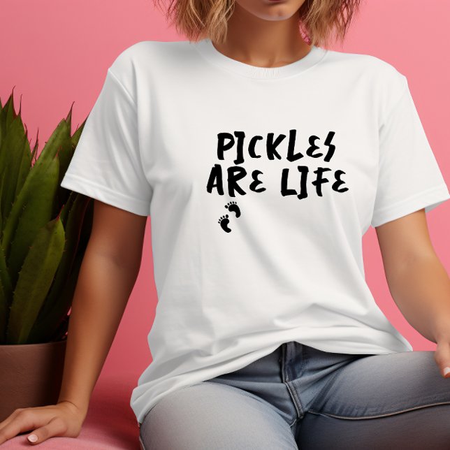 Humorous pregnancy fingerprint black T-Shirt Tri-Blend Shirt (Creator Uploaded)