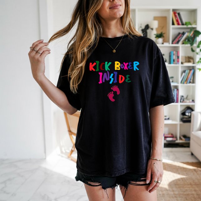 Humorous pregnancy fingerprint colorful T-Shirt (Creator Uploaded)