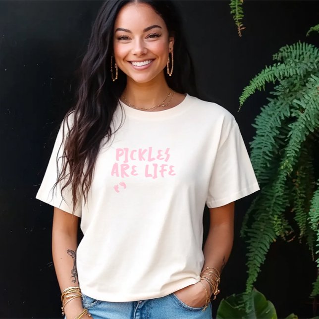 Humorous pregnancy fingerprint pinkT-Shirt Tri-Blend Shirt (Creator Uploaded)