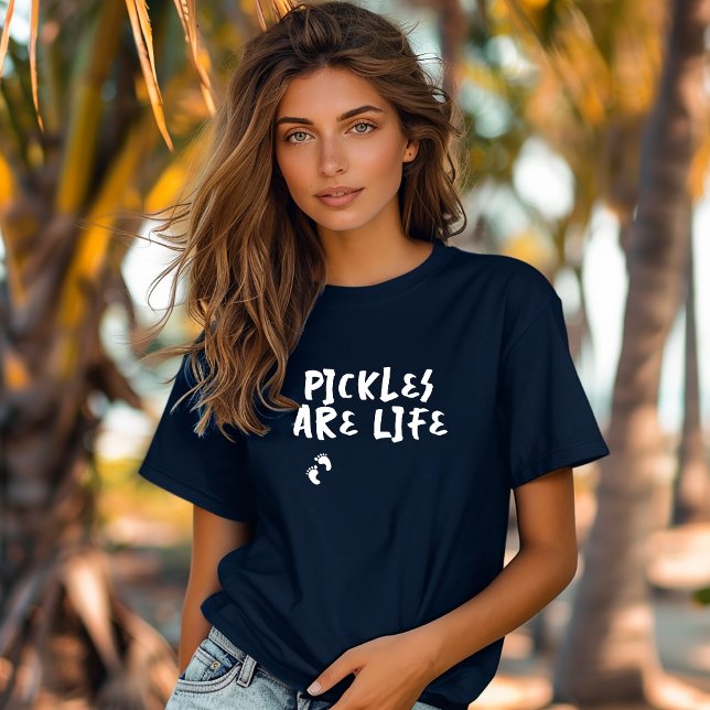 Humorous pregnancy fingerprint white T-Shirt (Creator Uploaded)