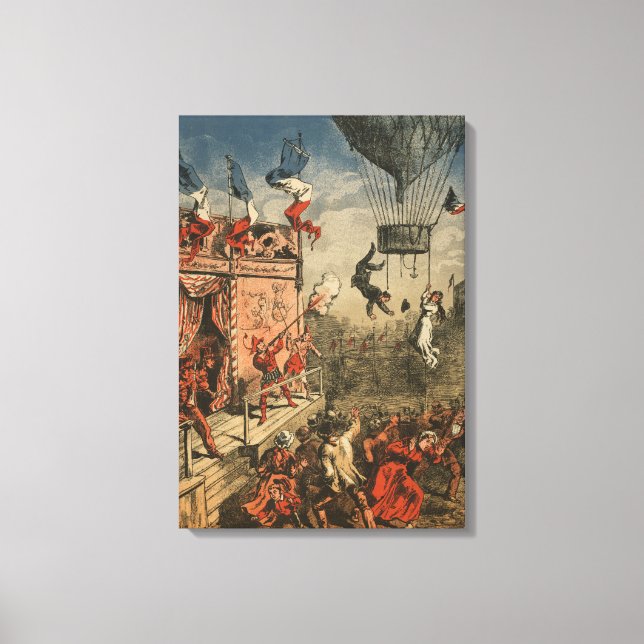 Humorous Print Of A Theatrical Performer (Front)