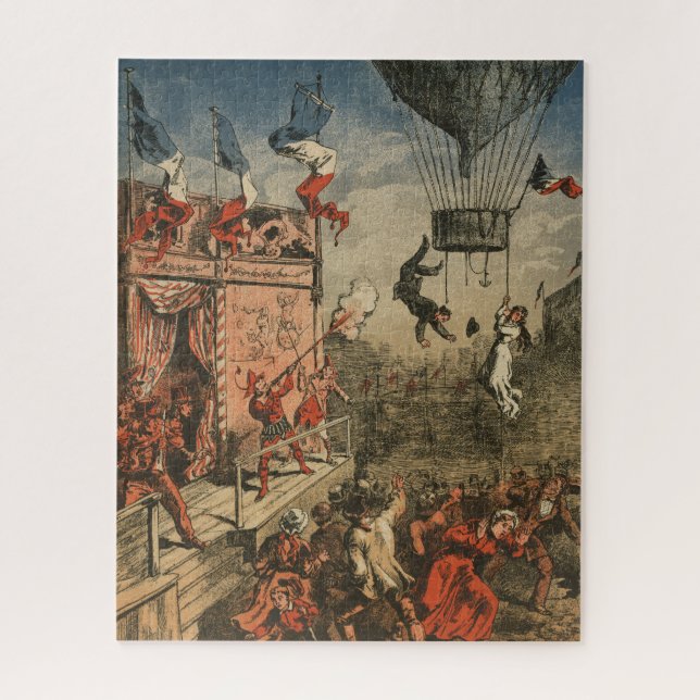 Humorous Print Of A Theatrical Performer Jigsaw Puzzle (Vertical)