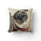 Humorous Pug Pillow