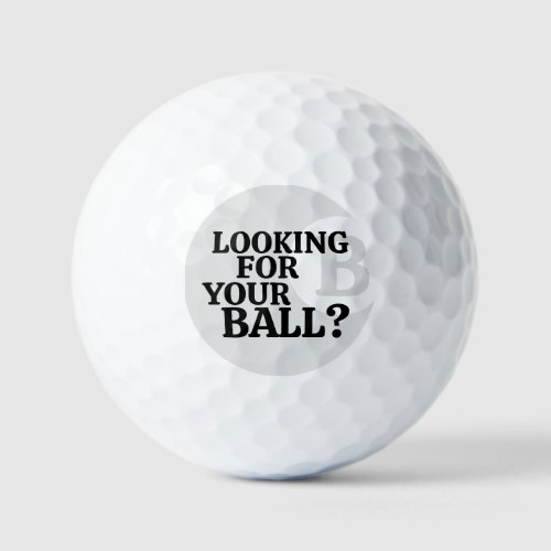 Humorous Question Lost Golf Balls