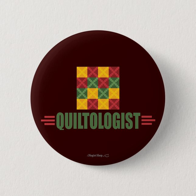 Humorous Quilting Button (Front)