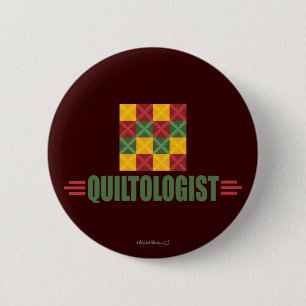 Humorous Quilting Button