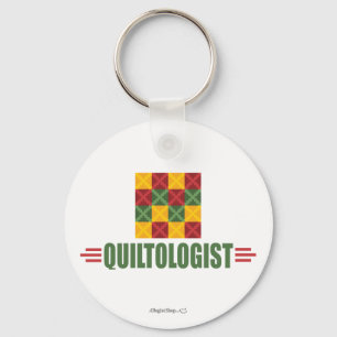 Humorous Quilting Keychain