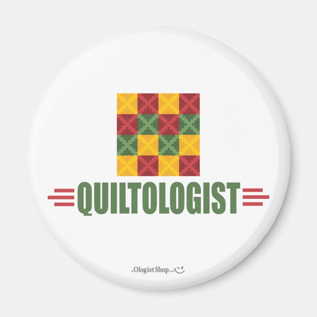 Humorous Quilting Magnet (Front)