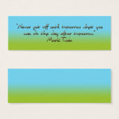 humorous quotation bookmark (Front & Back)