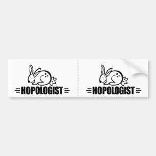 Humorous Rabbit Bumper Sticker