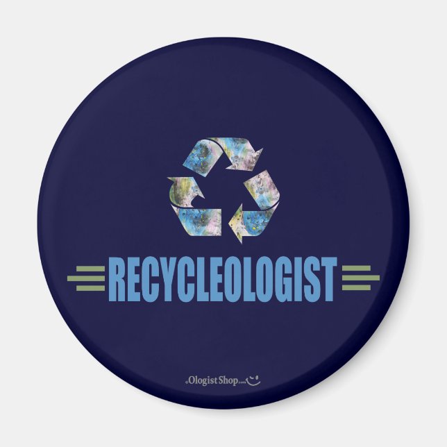 Humorous Recycling Magnet (Front)