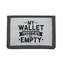 Humorous Relatable Men's Wallet