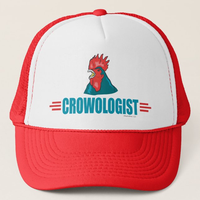 Humorous Roosters Trucker Hat (Front)