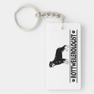 Humorous Rottweiler Keychain