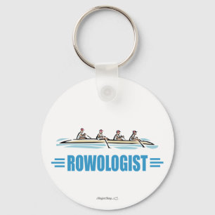Humorous Rowing Keychain