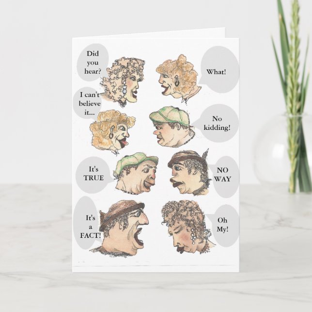 Humorous Rumors Birthdays are Good for You Card (Front)