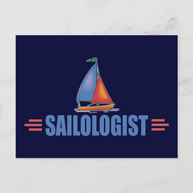 Humorous Sailing Postcard (Front)