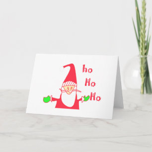 Humorous Santa Mouse: Unique Festive Art & Holiday Card
