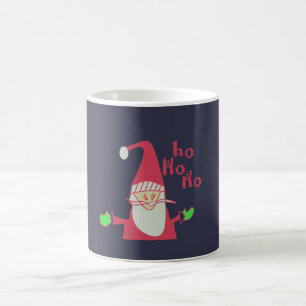 Humorous Santa Mouse: Unique Festive Art & Holiday Coffee Mug
