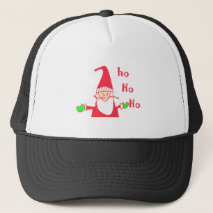 Humorous Santa Mouse: Unique Festive Art & Holiday Trucker Hat