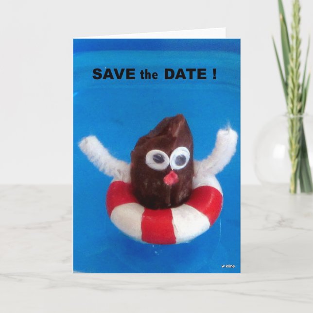 humorous SAVE the DATE ! Announcement (Front)