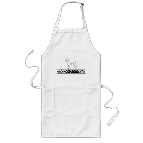 Humorous Schnoodle Long Apron