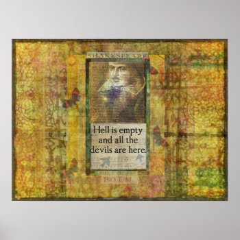 Humorous Shakespeare Quote Art Print by shakespearequotes at Zazzle