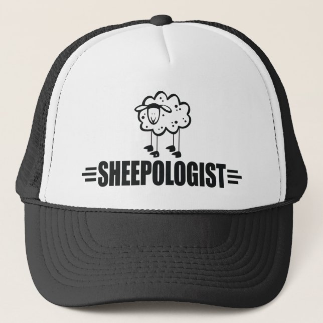 Humorous Sheep Trucker Hat (Front)