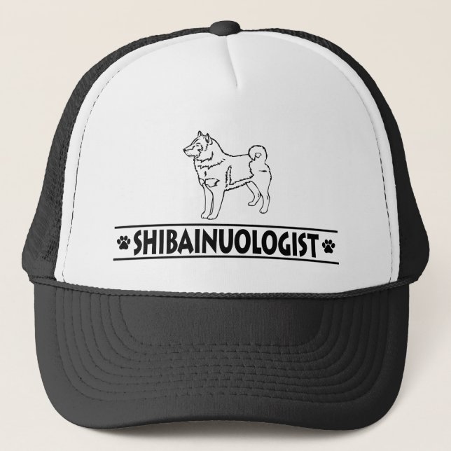 Humorous Shiba Inu Trucker Hat (Front)