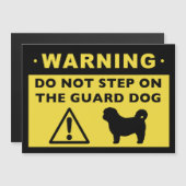 Humorous Shih Tzu Guard Dog Warning (Front/Back)