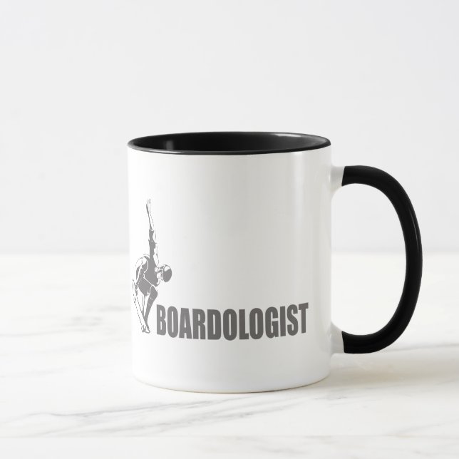 Humorous Skateboarding Mug (Right)