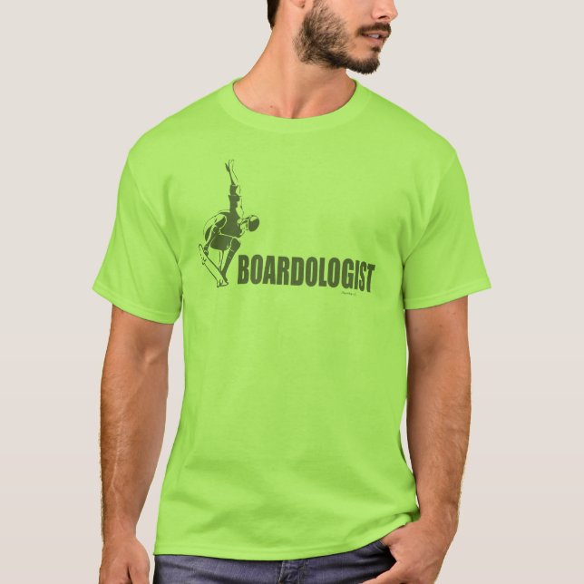 Humorous Skateboarding T-Shirt (Front)