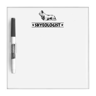 Humorous Skye Terrier Dry-Erase Board