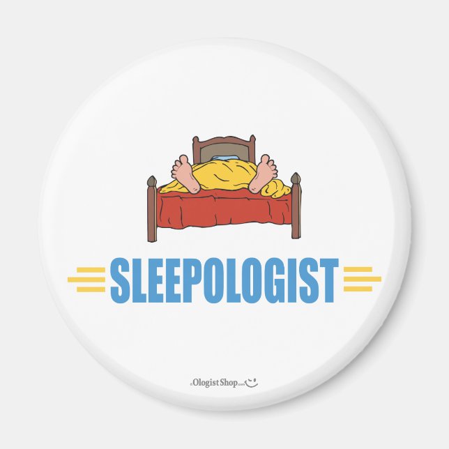 Humorous Sleep, Nap Magnet (Front)