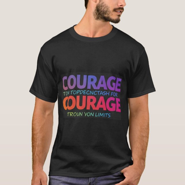HUMOROUS SLOGAN PRINTED T SHIRT  (Front)