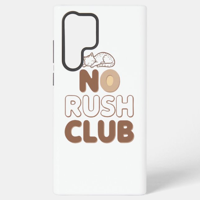 Humorous Slow Living and Lazy Day Samsung Galaxy Case (Back)