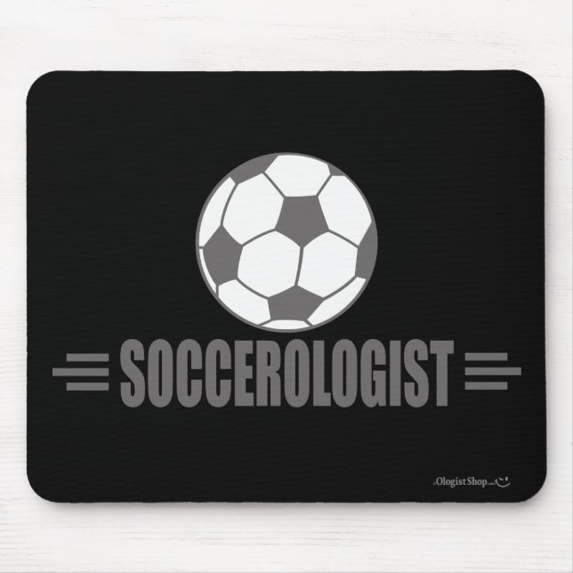 Humorous Soccer Mouse Pad (Front)