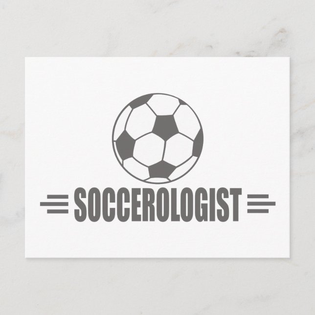 Humorous Soccer Postcard (Front)
