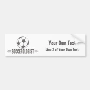 Humorous Soccer Team Player Bumper Sticker