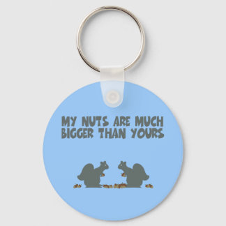 Humorous Squirrel Keychain