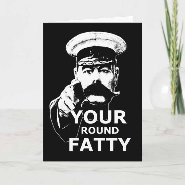 Humorous St George's Day Card (Front)