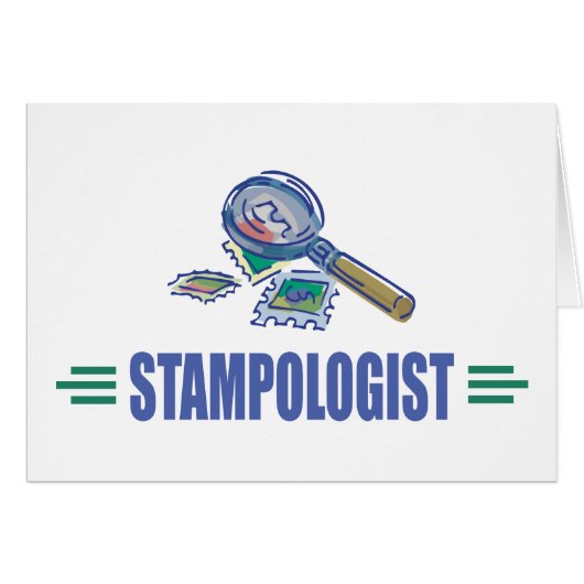 Humorous Stamp Collecting Cards (Front Horizontal)
